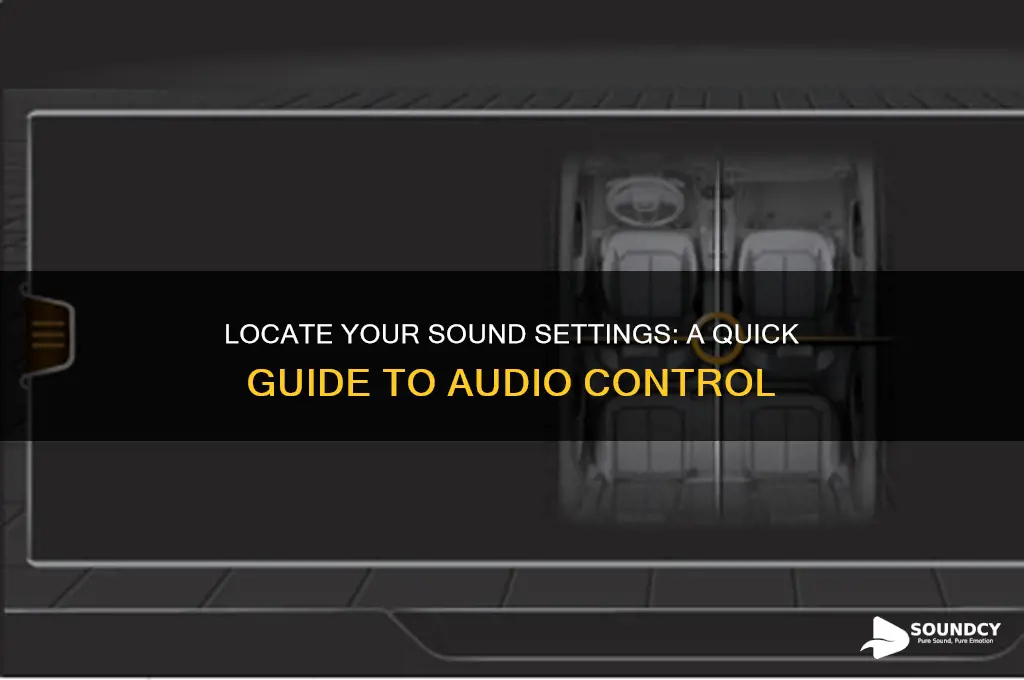 where are my sound settings