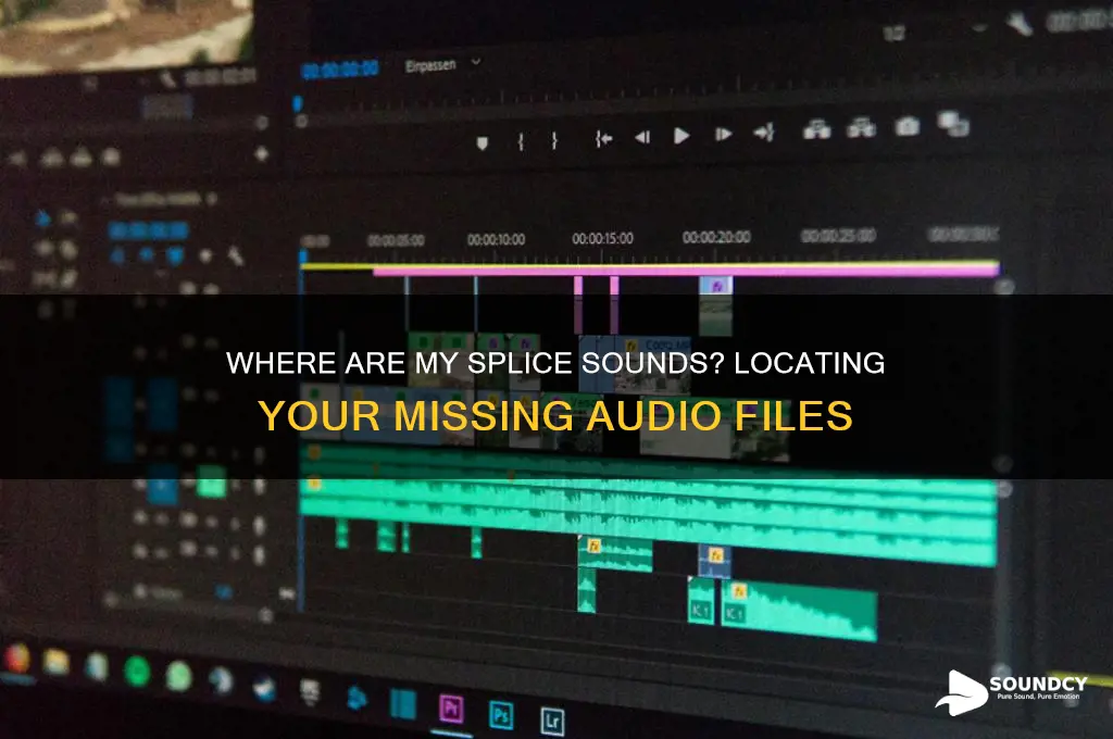 where are my splice sounds