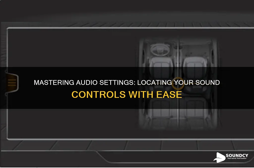 where are the sound controls