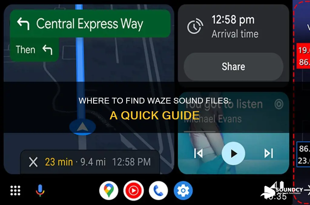 where are waze sound files