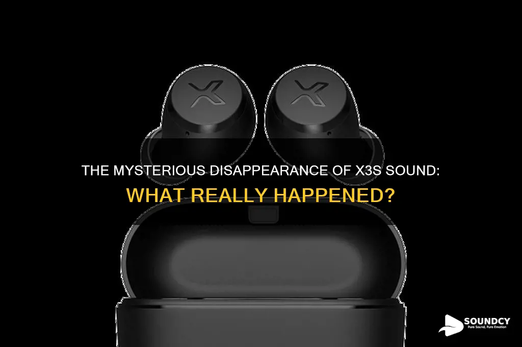 where did x3s sound go
