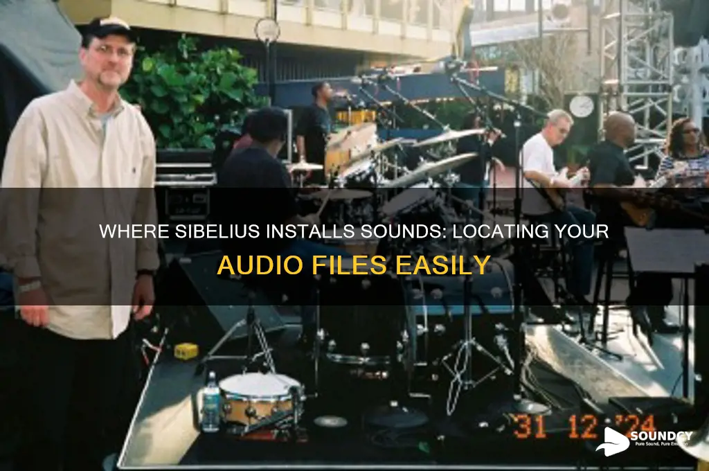 where does sibelius install sounds