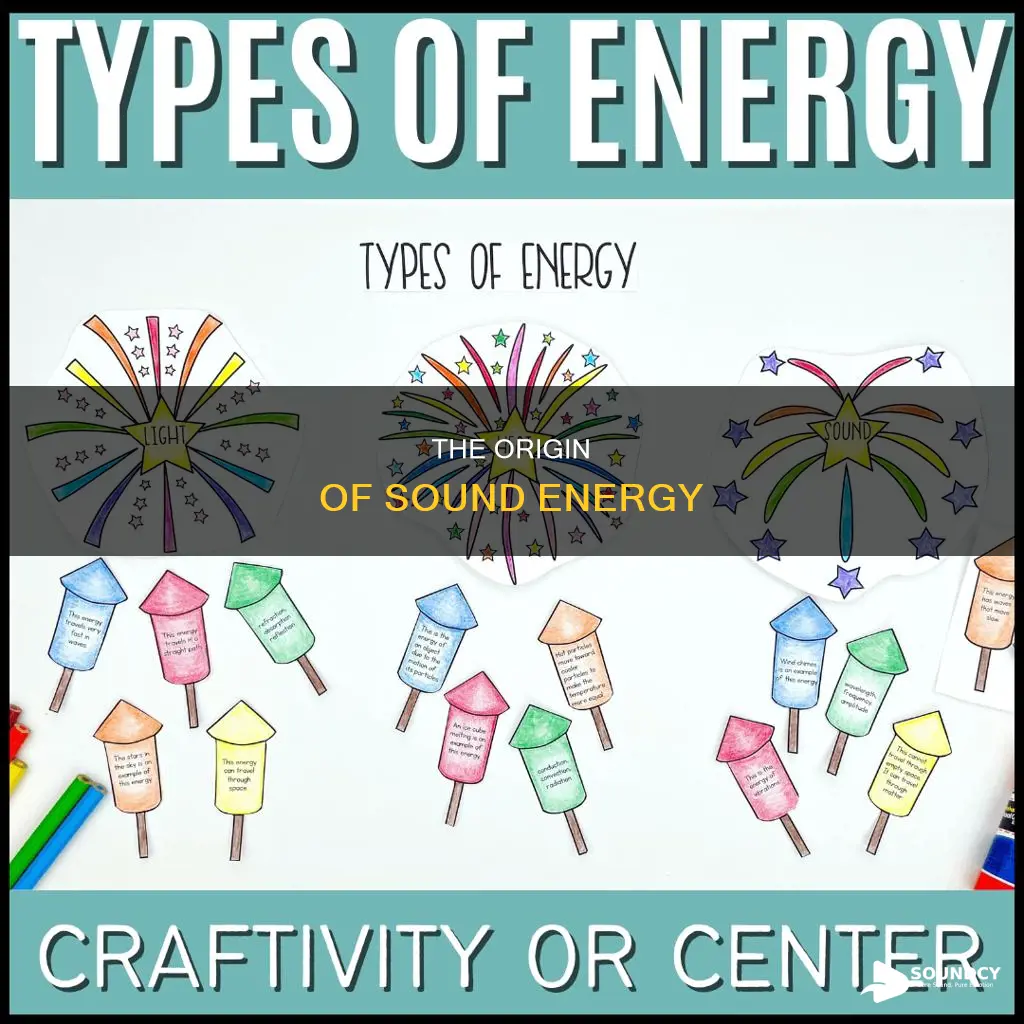 where does sound energy come from