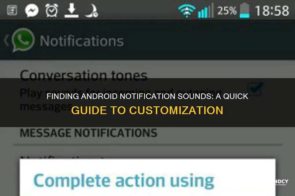 where is android notification sounds