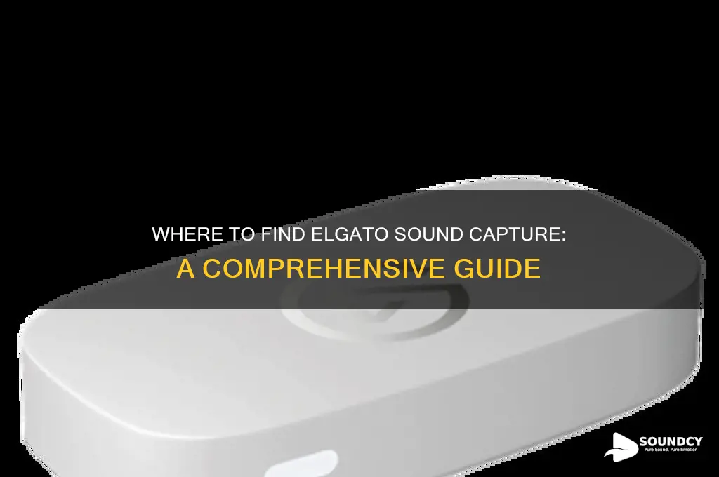 where is elgato sound capture