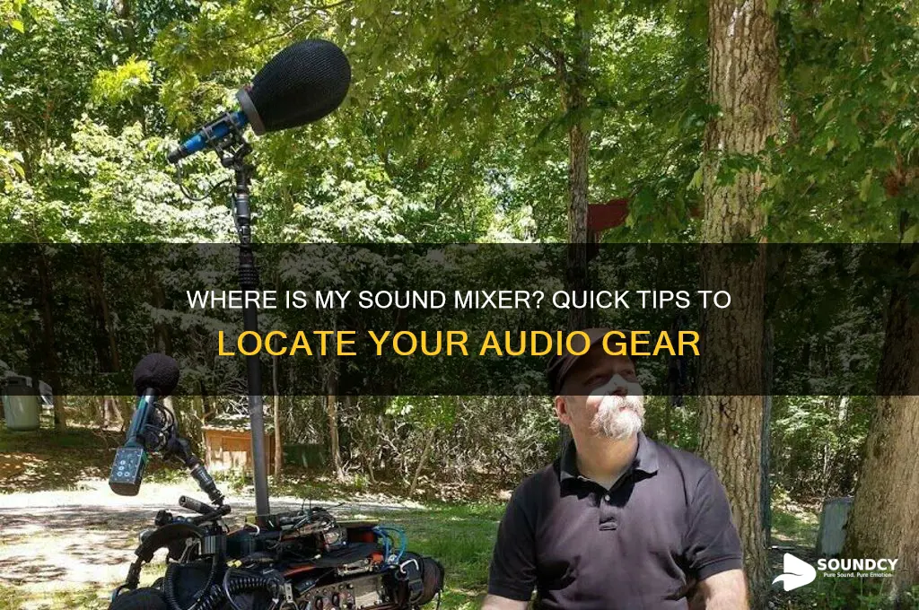 where is my sound mixer