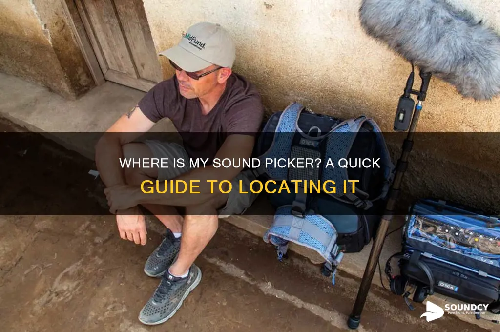 where is my sound picker