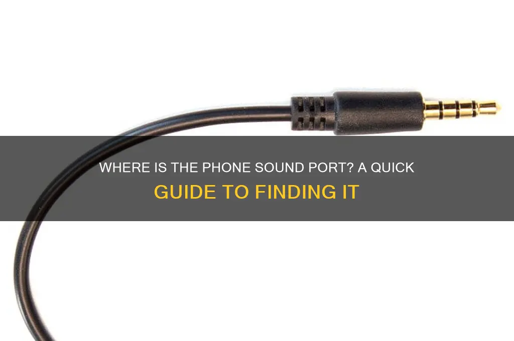 where is phone sound port