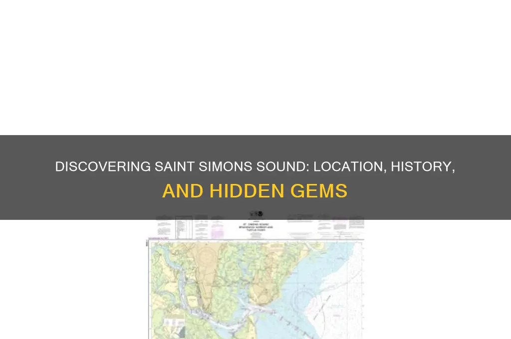 where is saint simons sound