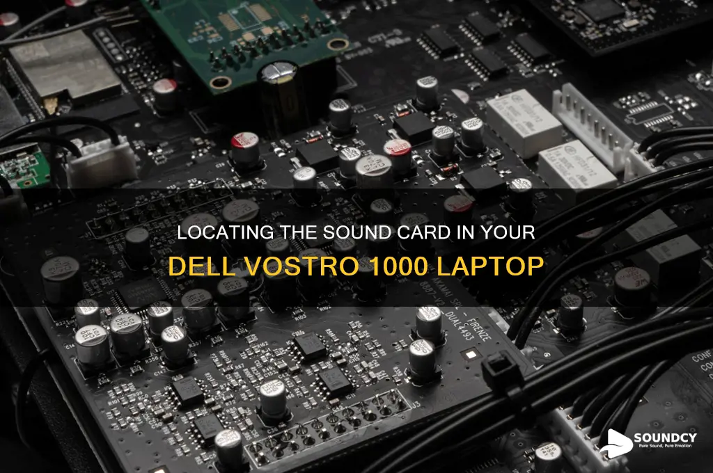 where is sound card vostro1000