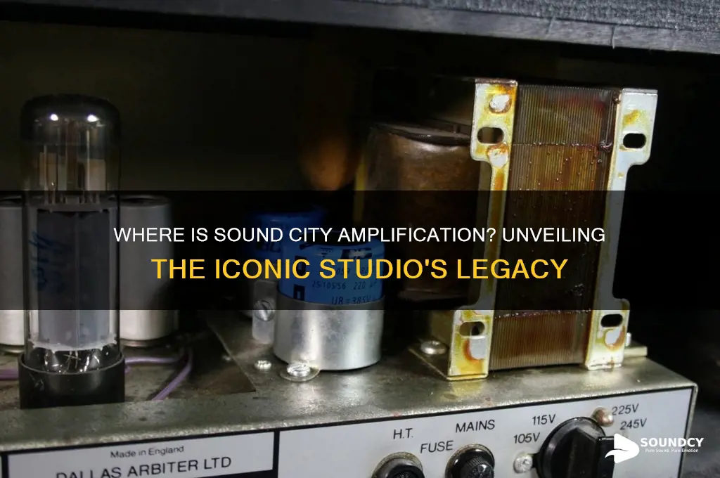 where is sound city amplification