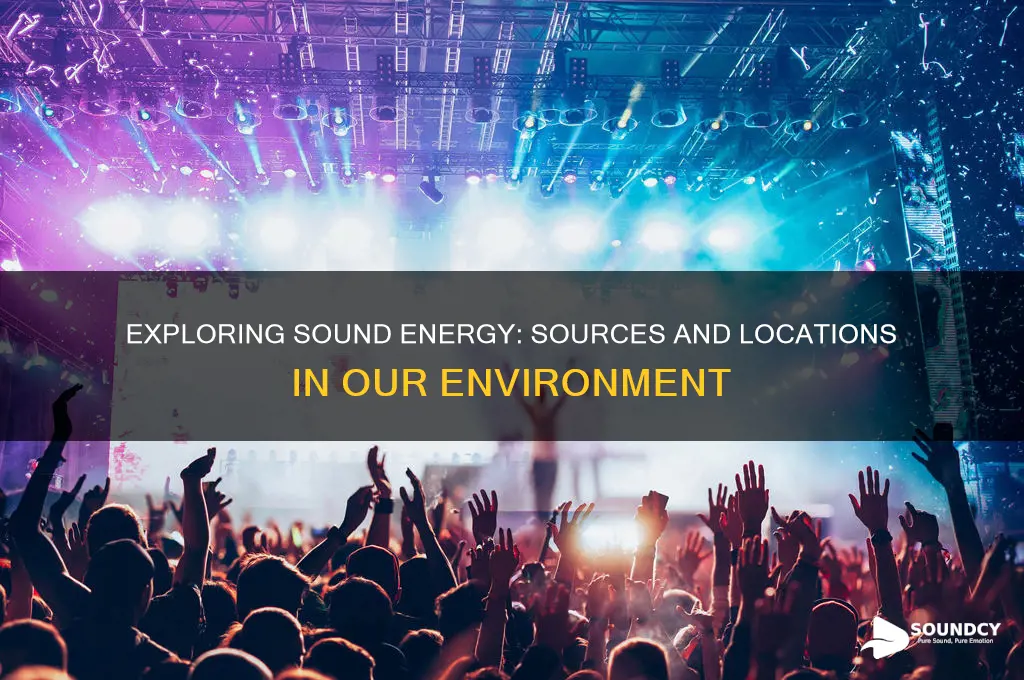 where is sound energy found
