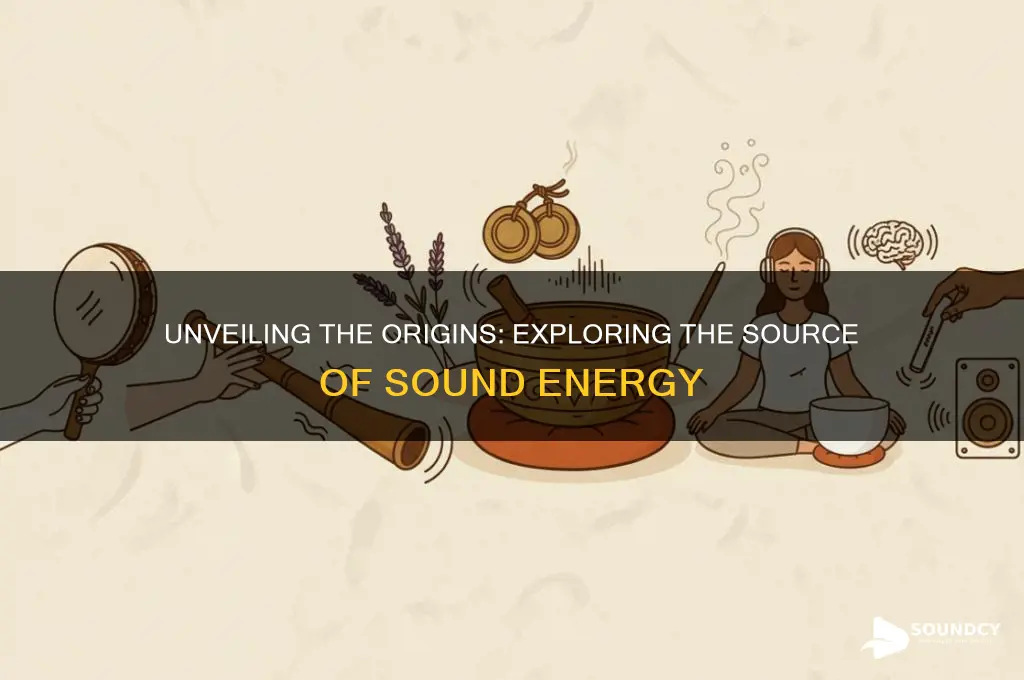 where sound energy comes from