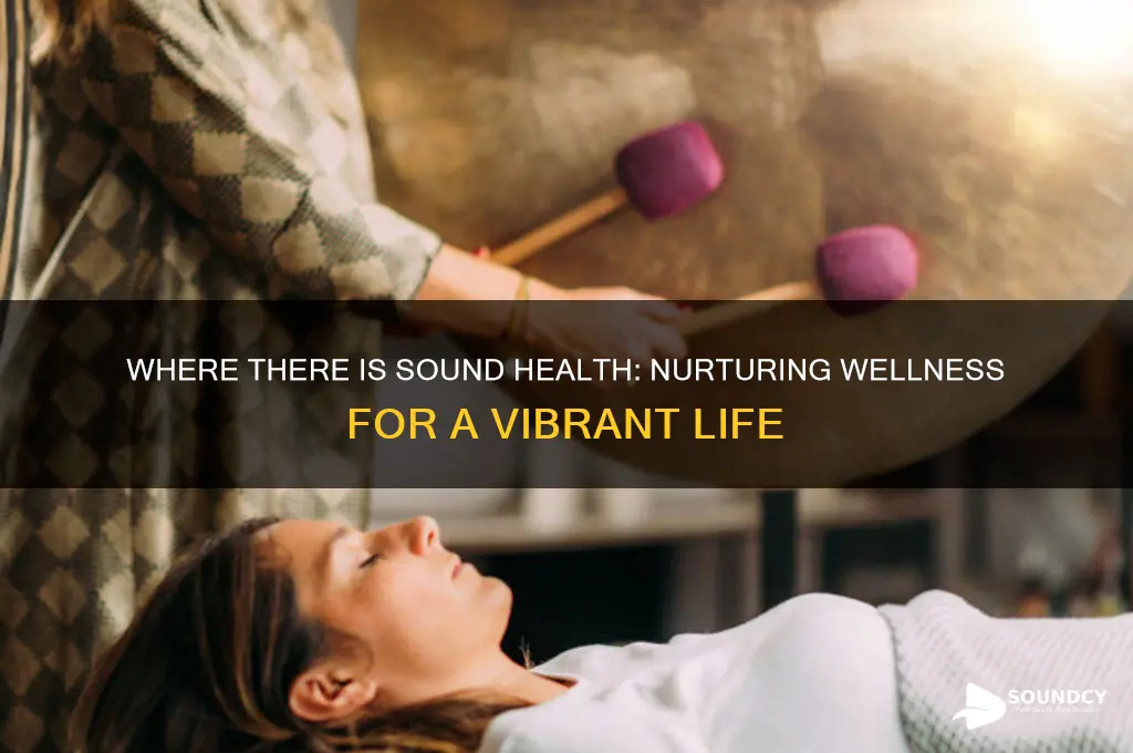 where there is sound health