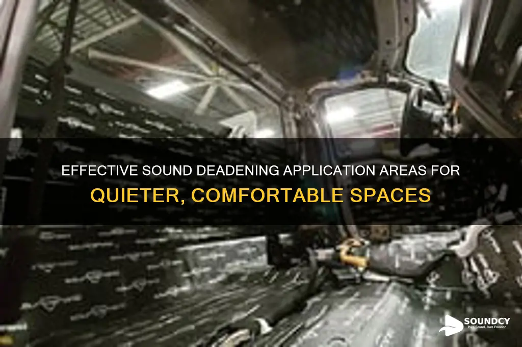 where to apply sound deadening