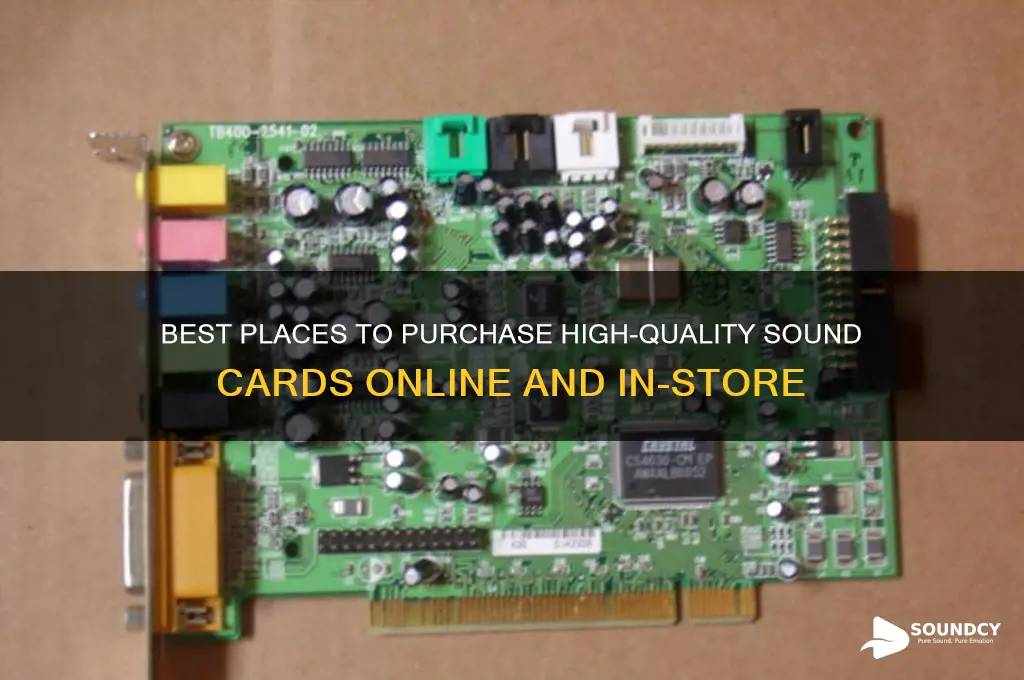 where to buy sound card
