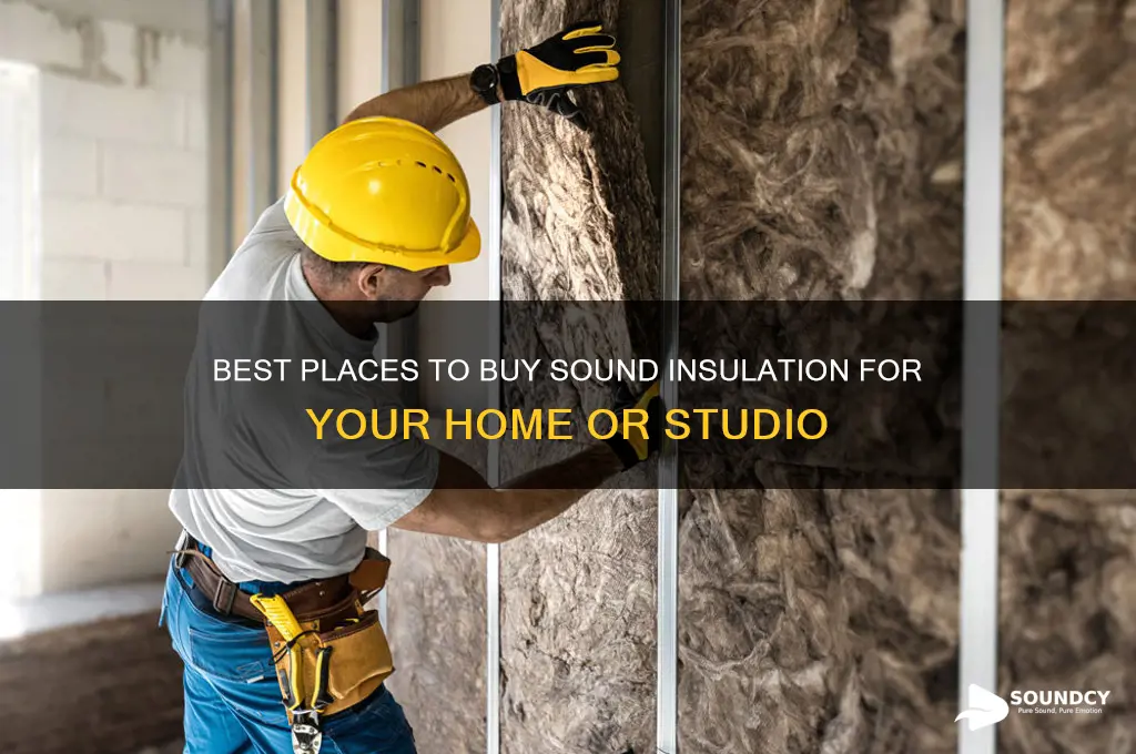 where to buy sound insulation