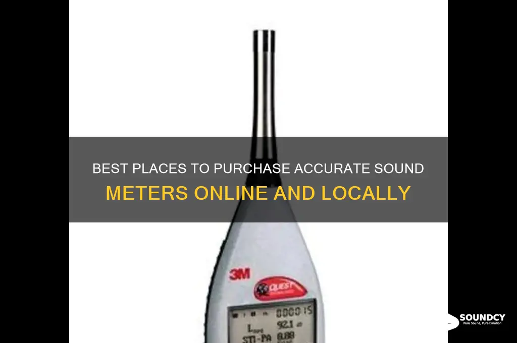 where to buy sound meter