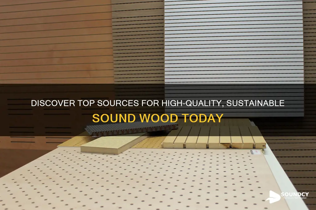 where to buy sound wood