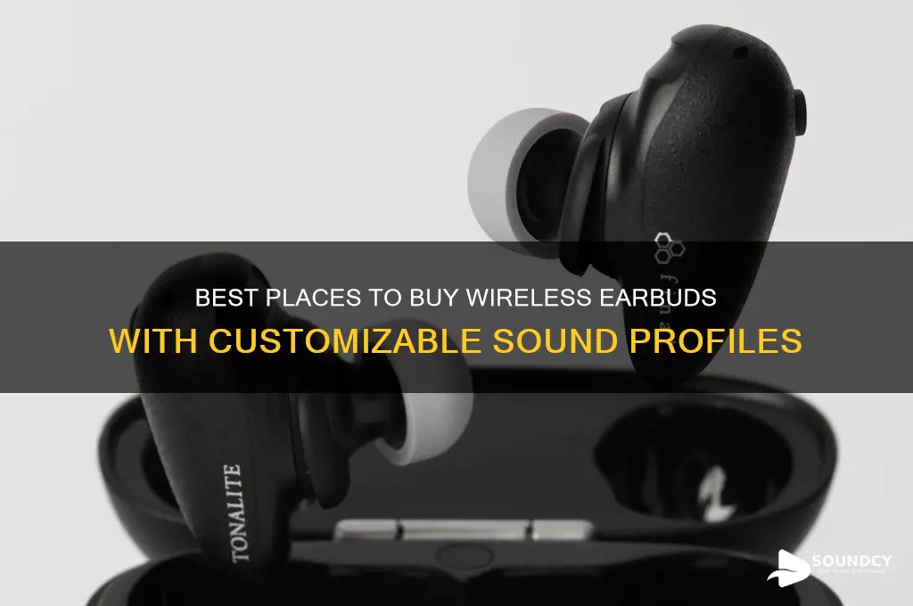 where to buy wireless earbuds with customizable sound profiles