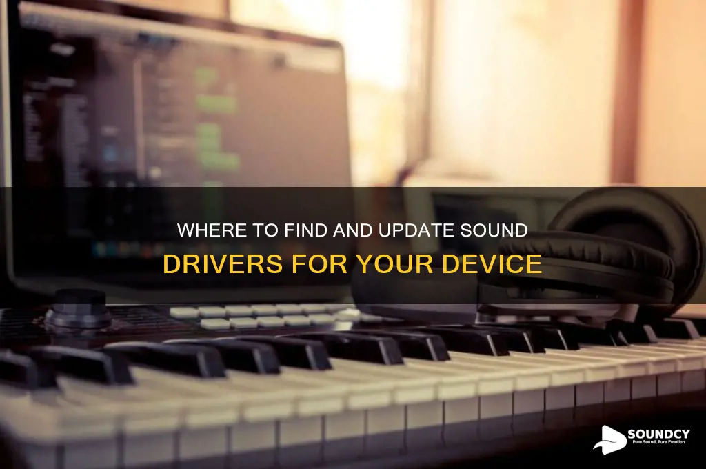 where to find sound drivers