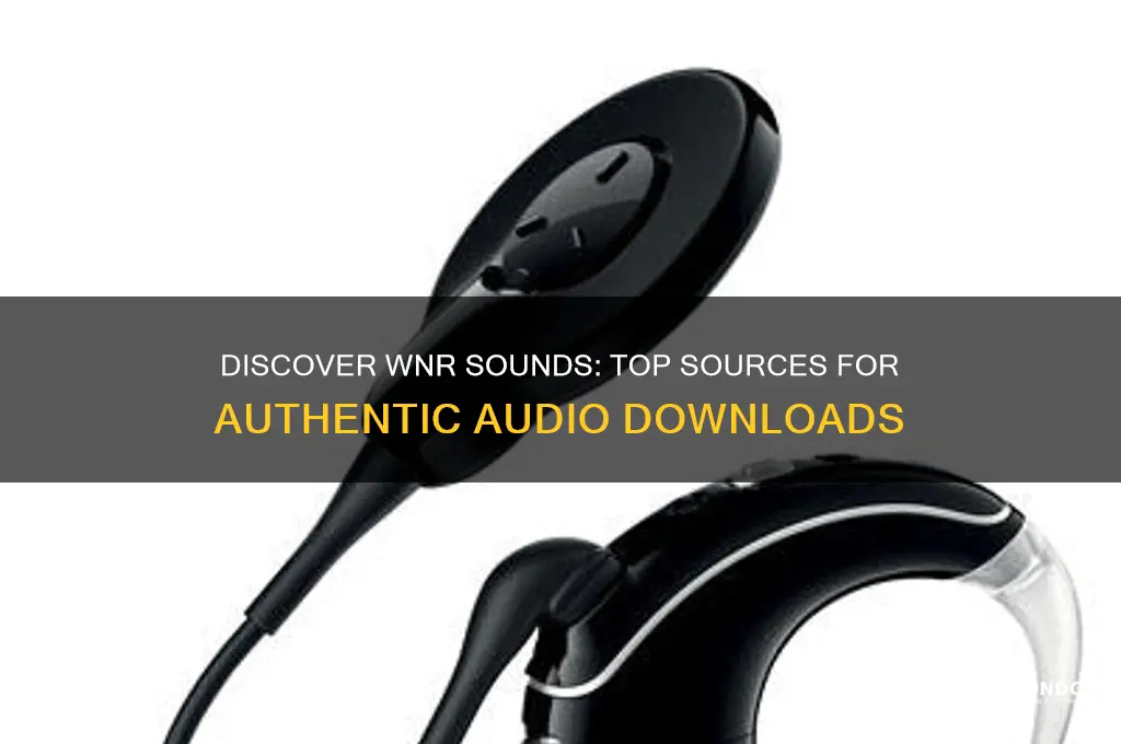 where to find wnr sounds