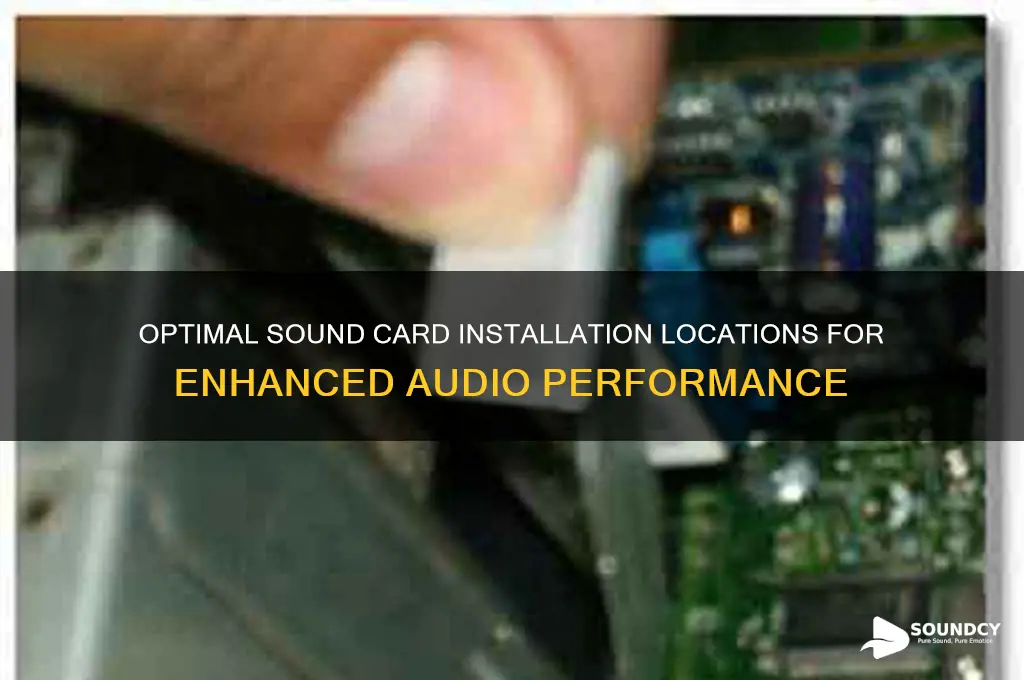 where to install sound card