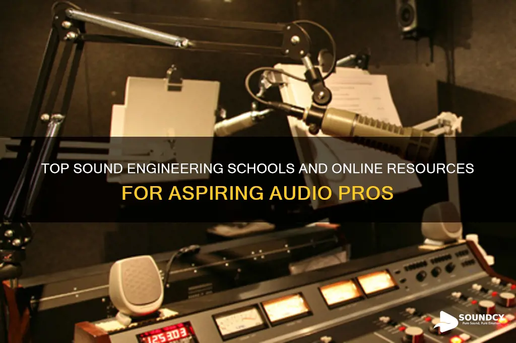 where to learn sound engineering