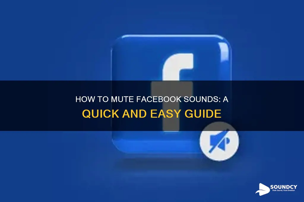 where to mute fb sounds