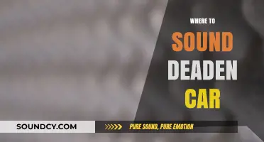 Best Spots to Sound Deaden Your Car for a Quieter Ride