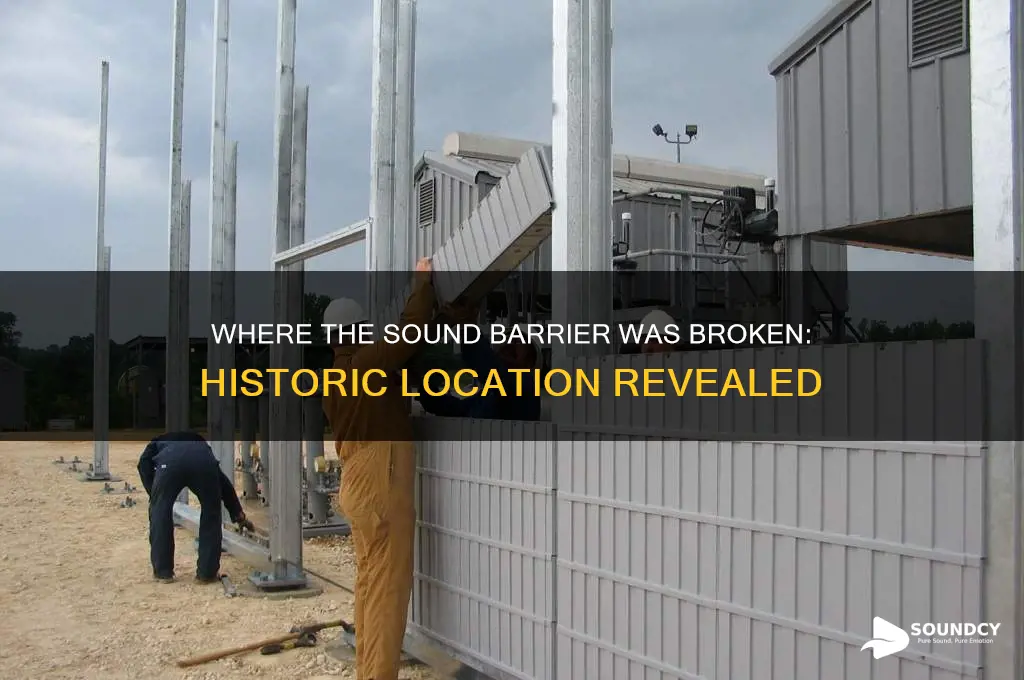 where was sound barrier broken