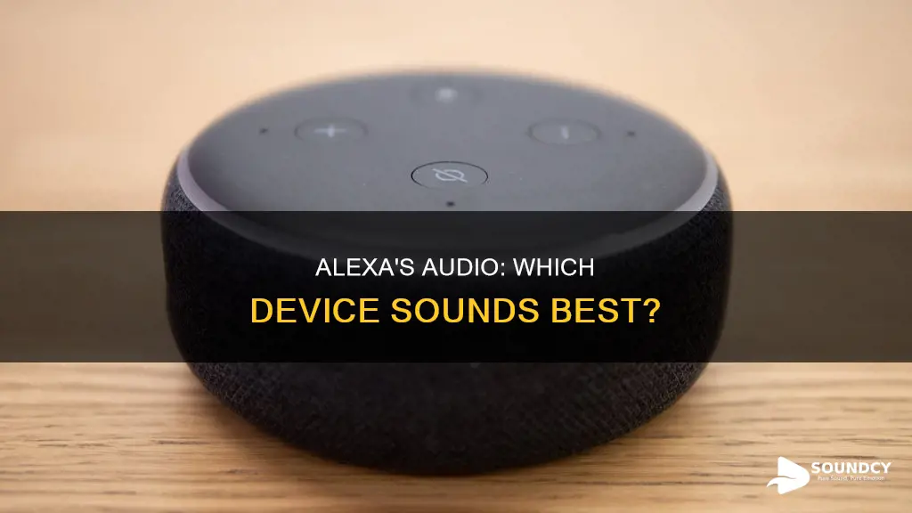 which alexa has the best sound