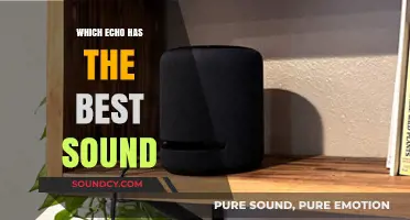 Echo Speakers: Superior Sound Experience