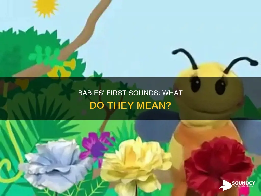 which sound do infants demonstrate first