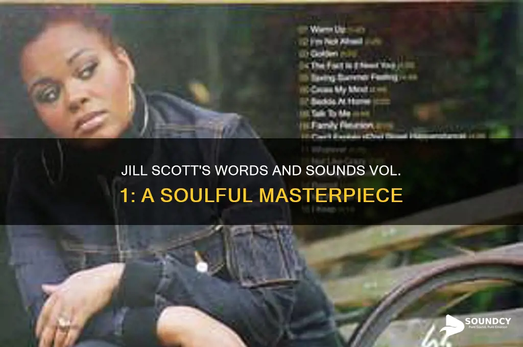 who is jill scott words and sounds vol 1