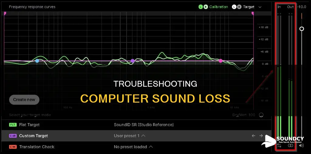 why did my computer lose sound