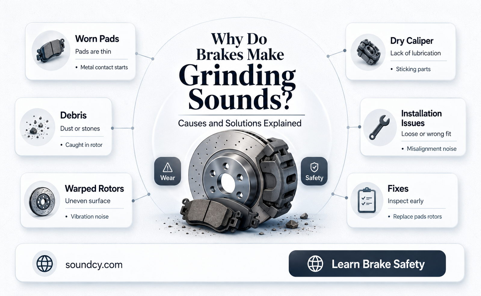 do brakes make grinding sound