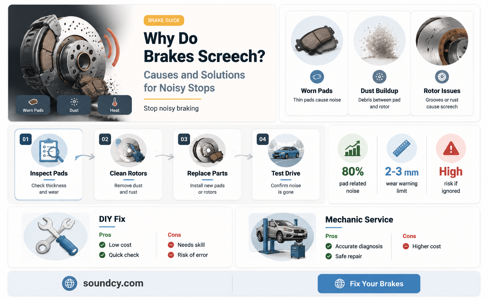 do brakes make screeching sound