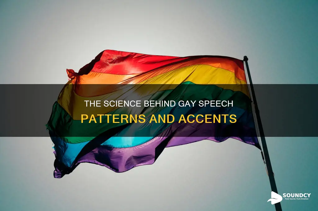 why do gay people sound gay
