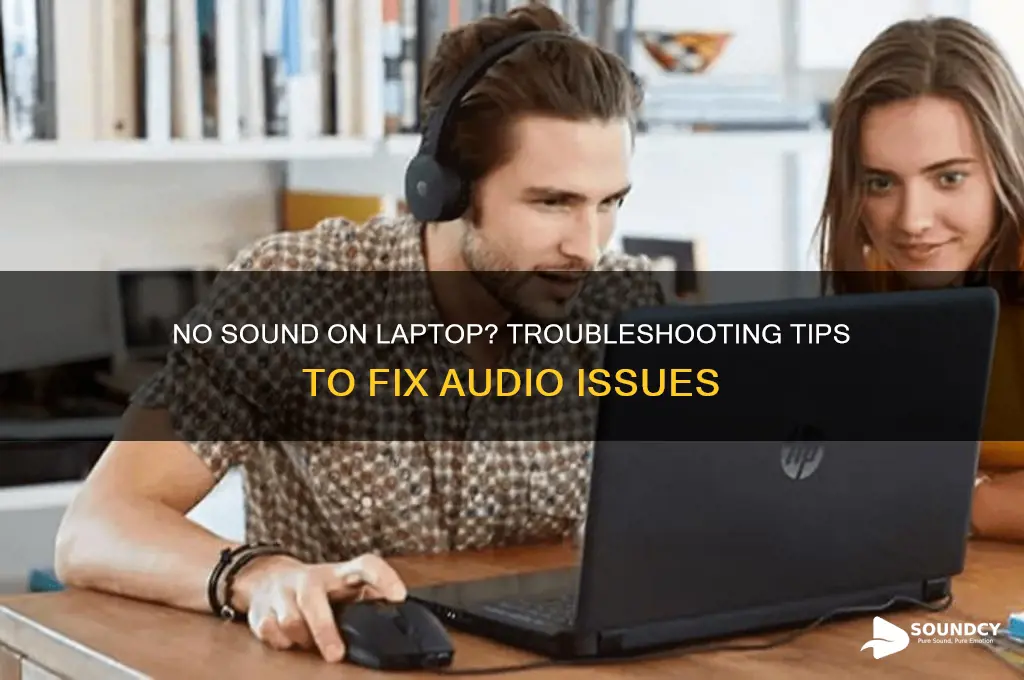 why do i have no sound on my laptop