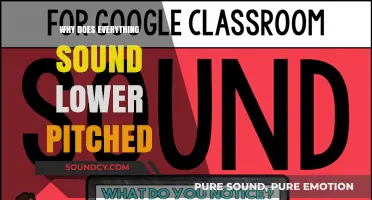 The World Sounds Different: Lower Pitch Explained