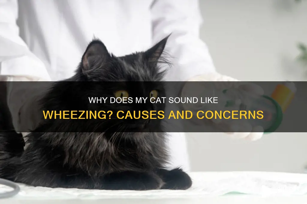 why does it sound like my cat is wheezing