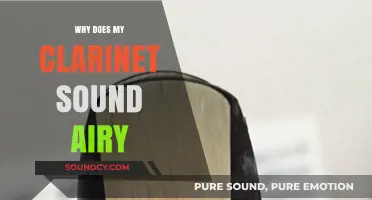 Fixing an airy clarinet: How to get a clear sound