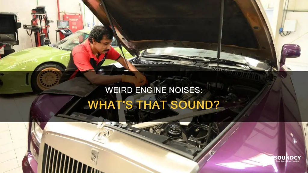 why does my engine sound weird
