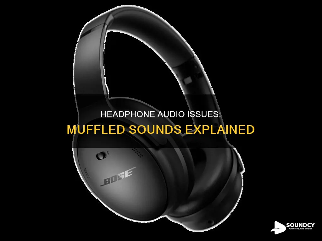 why does my headphones sound muffled