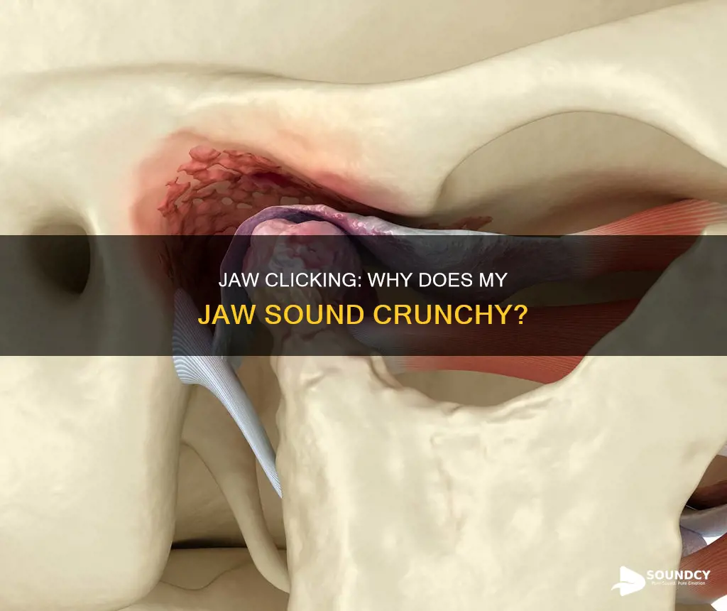 why does my jaw sound crunchy