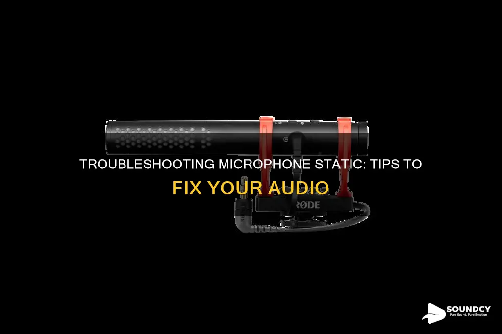 why does my mic sound static