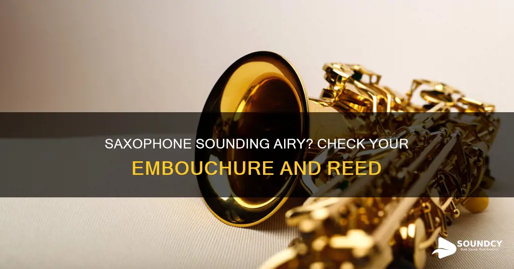 why does my saxophone sound airy