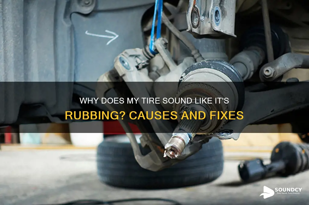 why does my tire sound like it