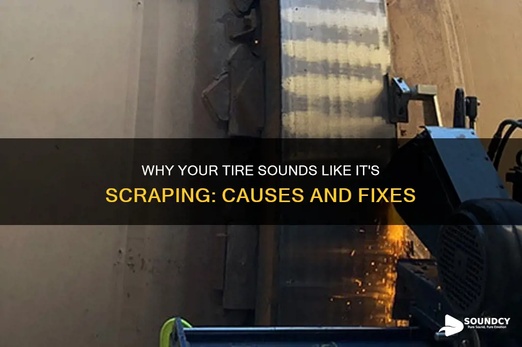 why does my tire sound like it